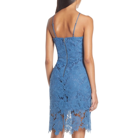 Adelyn Rae Farrah lace crochet fitted dress - Picture 2 of 7